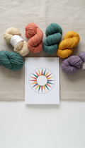Exclusive Golden Sun Shawl Pattern Kit