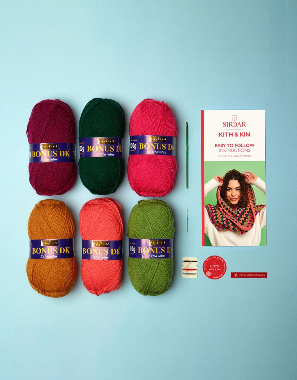 CLEARANCE: Sirdar Oversize Cowl Crochet Kit