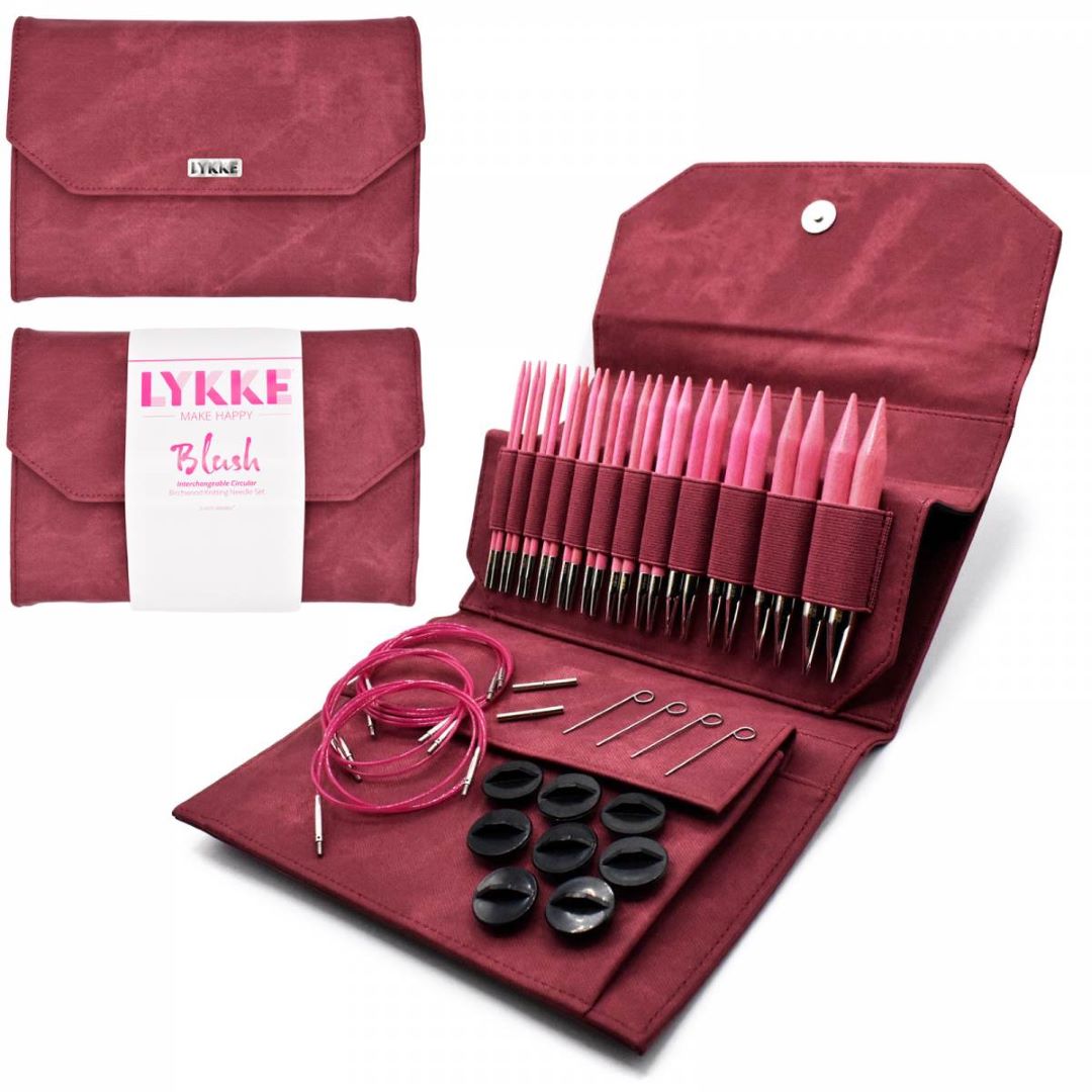 LYKKE Crafts Blush 5" Interchangeable Needles Set - 12 Pairs