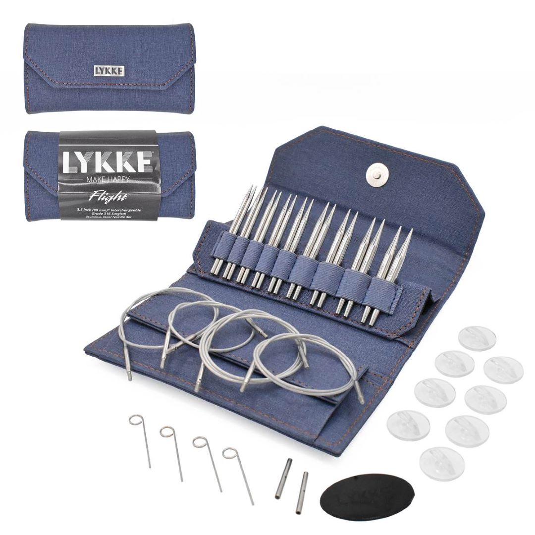 LYKKE Crafts Flight 5" Interchangeable Needle Set - 9 Pairs