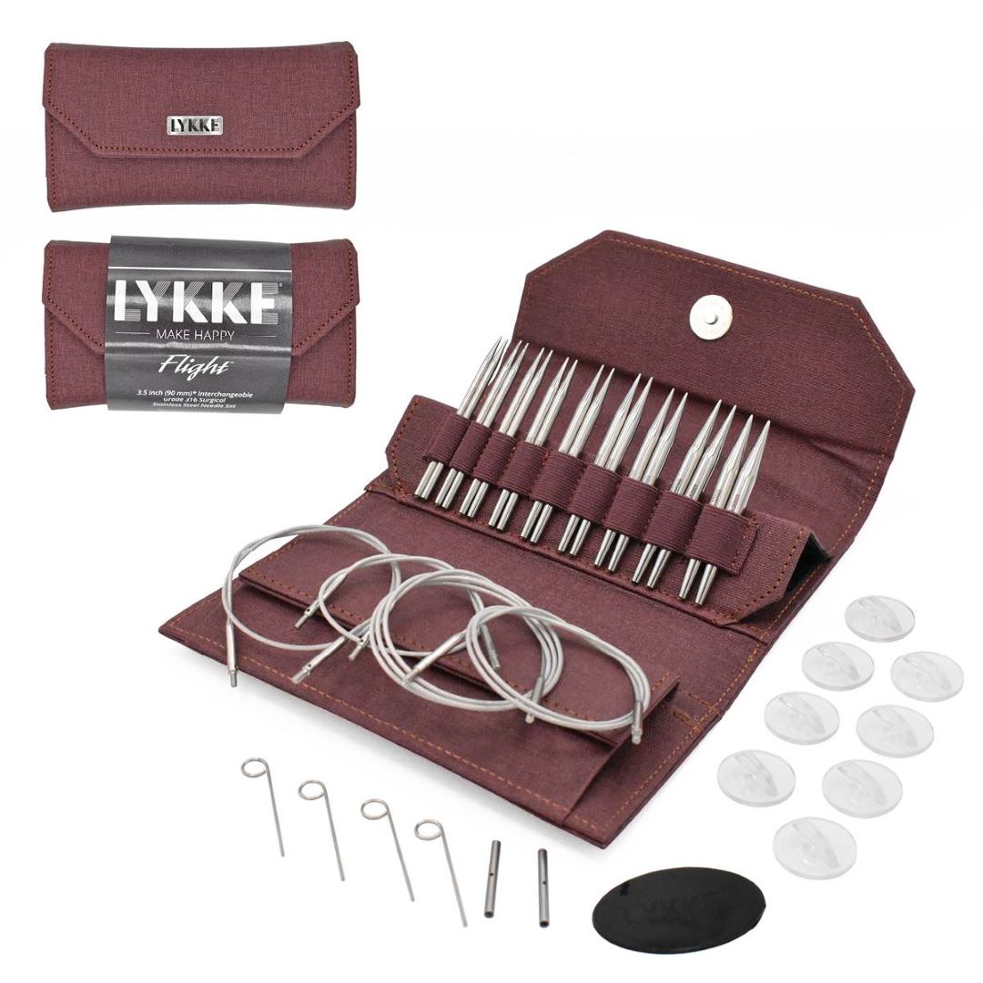 LYKKE Crafts Flight 5" Interchangeable Needle Set - 9 Pairs