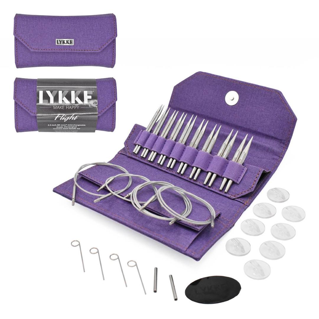 LYKKE Crafts Flight 5" Interchangeable Needle Set - 9 Pairs