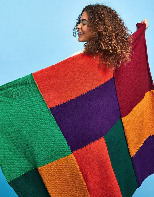 CLEARANCE: Sirdar Patchwork Blanket Knitting Kit