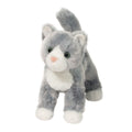 Douglas Scatter Gray Cat Plush Stuffed Animal, 8"