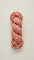 Hand-Dyed Merino Wool Skein Rose Clay